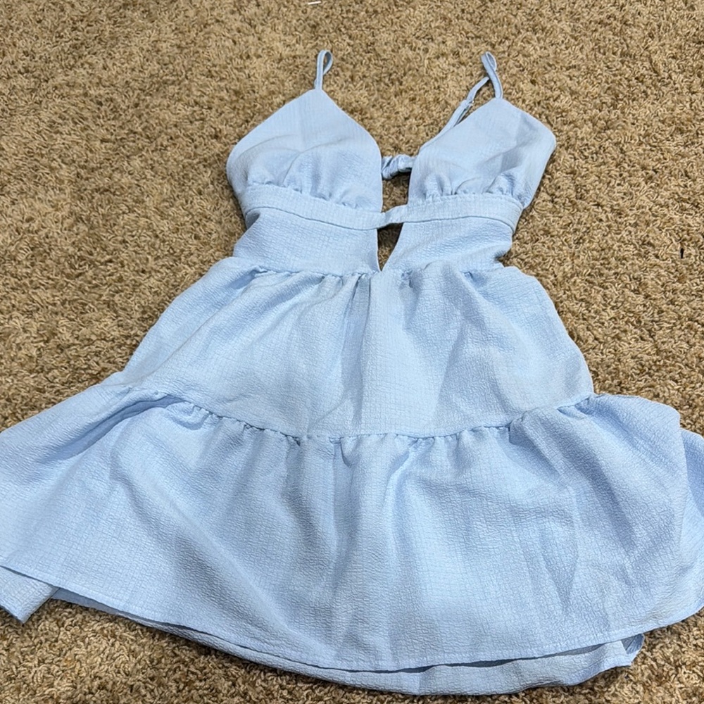 SHEIN Light Blue Summer Dress